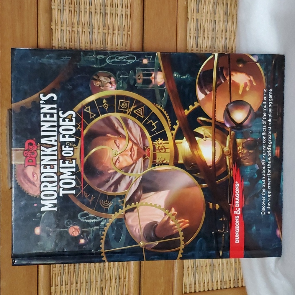 ⭐️ Dungeons & Dragons Mordenkainen's Tome of Foes Hardcover Book First Edition